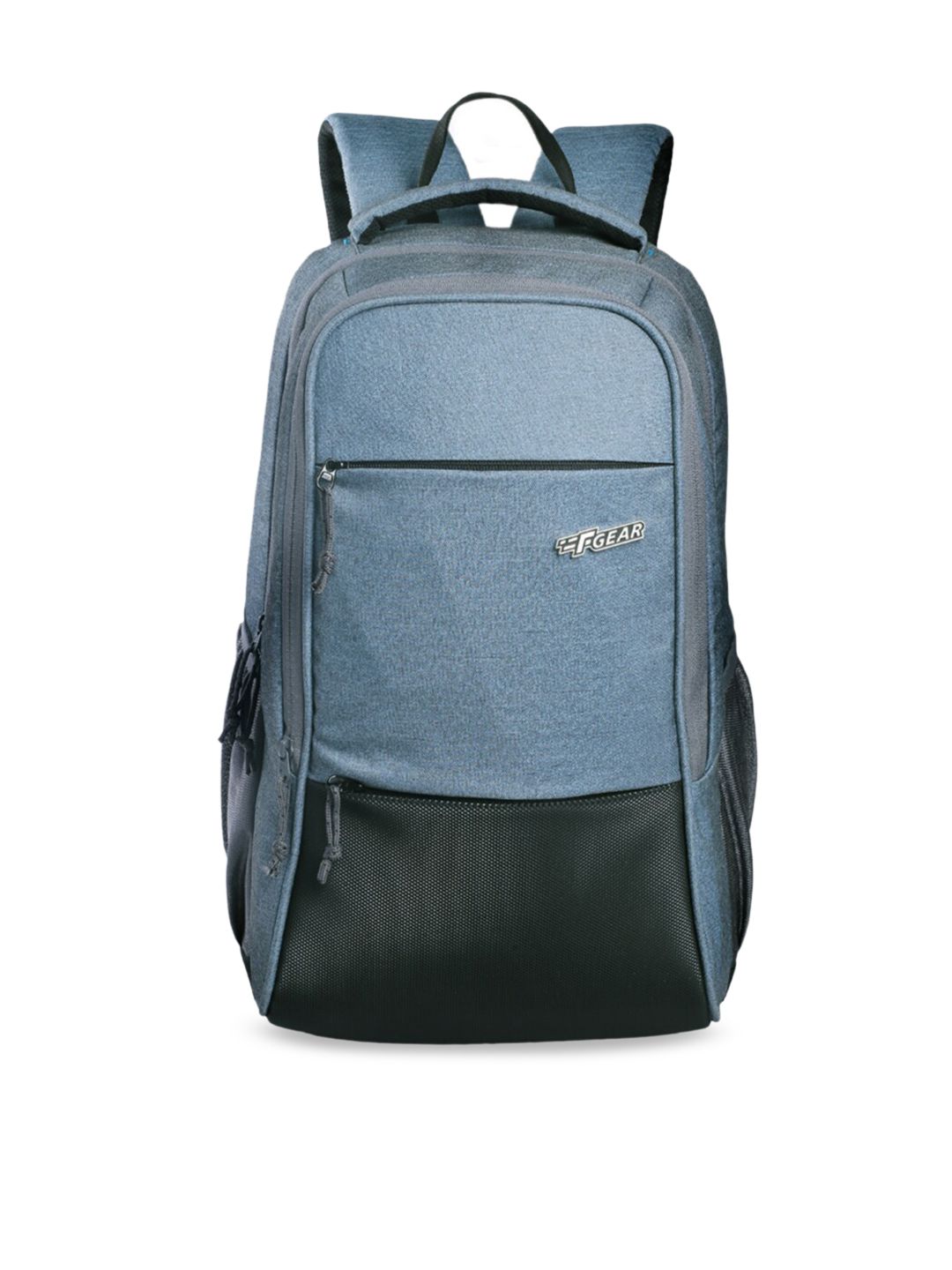 F Gear Unisex Blue & Black Colourblocked Backpack Price in India