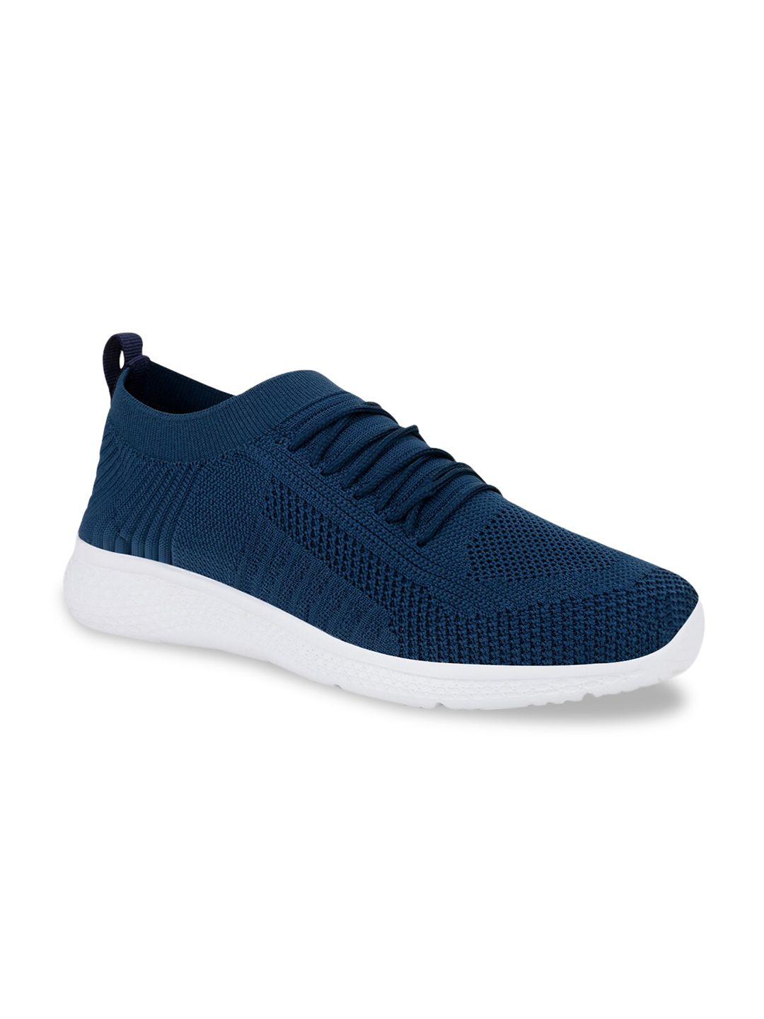 M7 by Metronaut Men Blue Slip-On Woven Design Sneakers