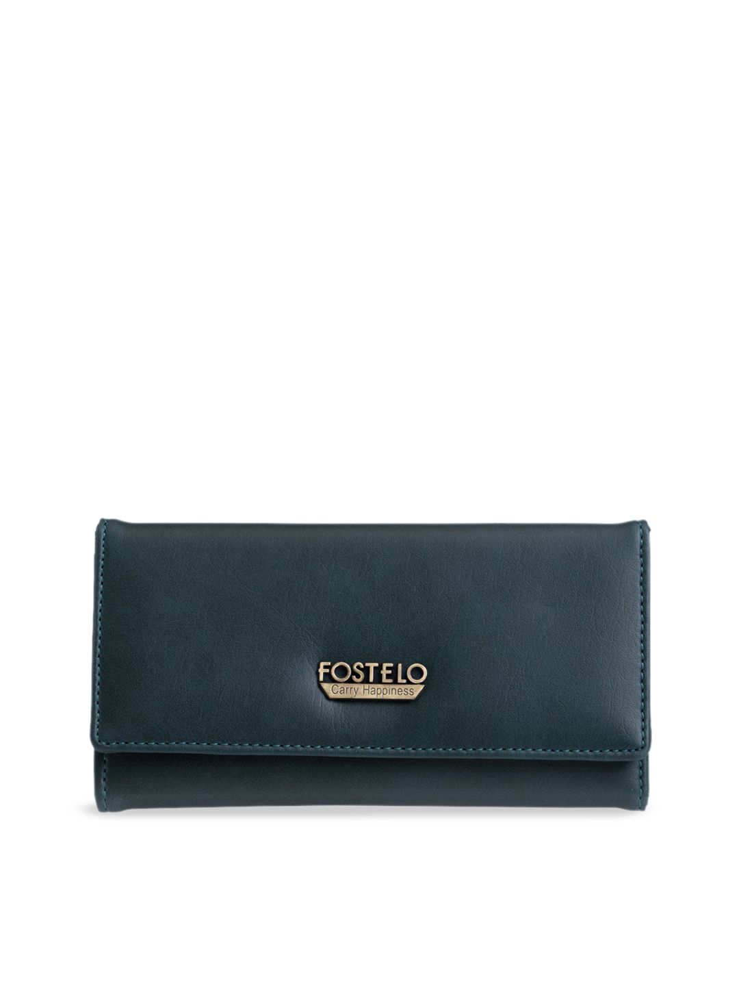 Fostelo Women Green PU Envelope Price in India