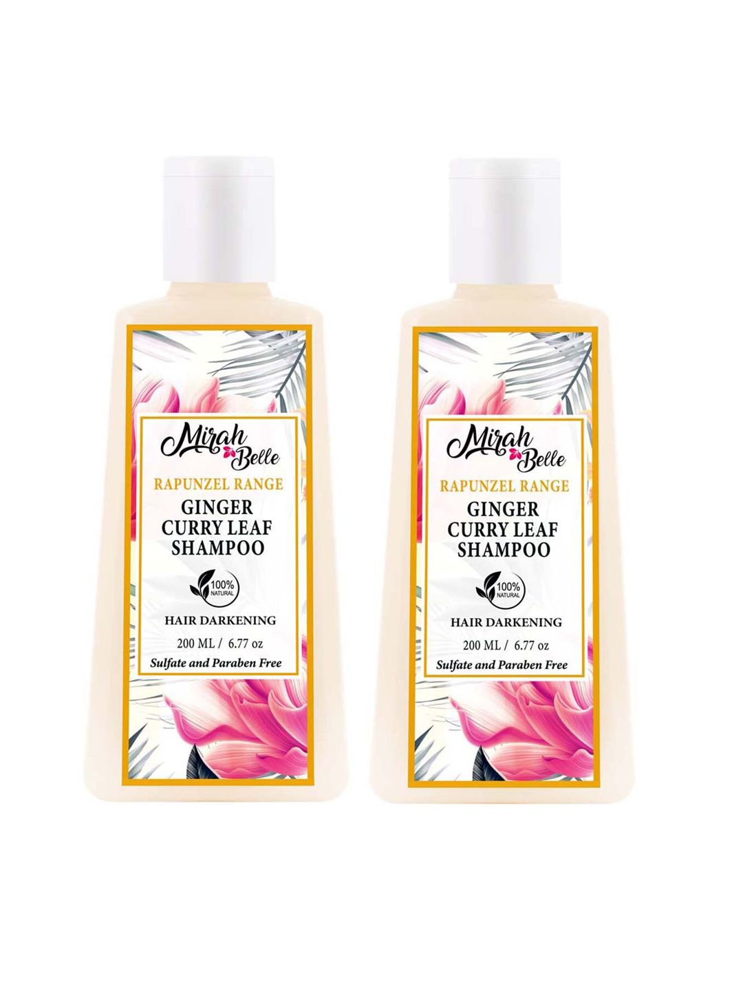 Mirah Belle Pack of 2 Hair Darkening Shampoo 200 ml (each) Price in India