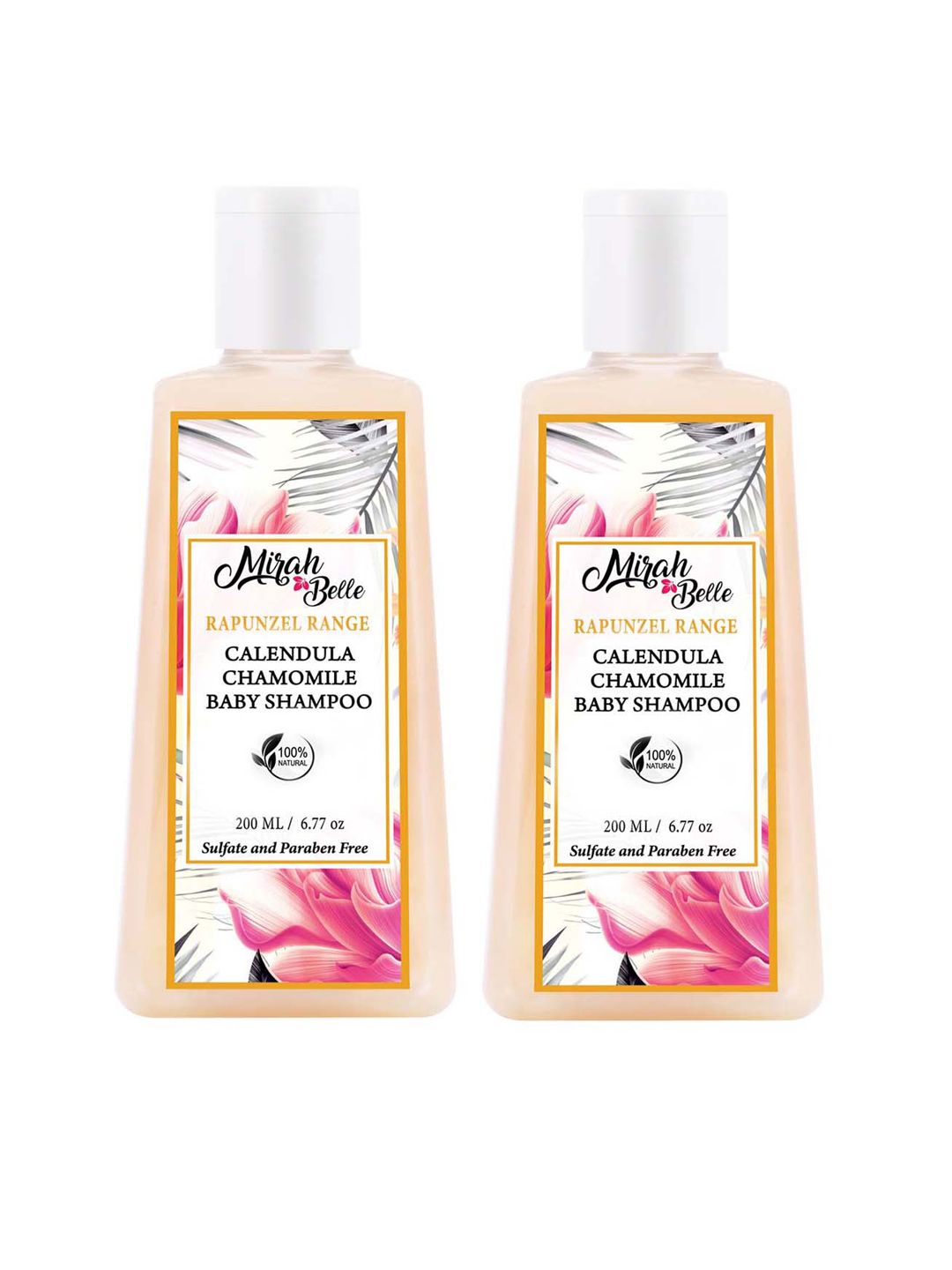 Mirah Belle Set of 2 Calendula - Chamomile Baby Shampoo 400 ml Price in India