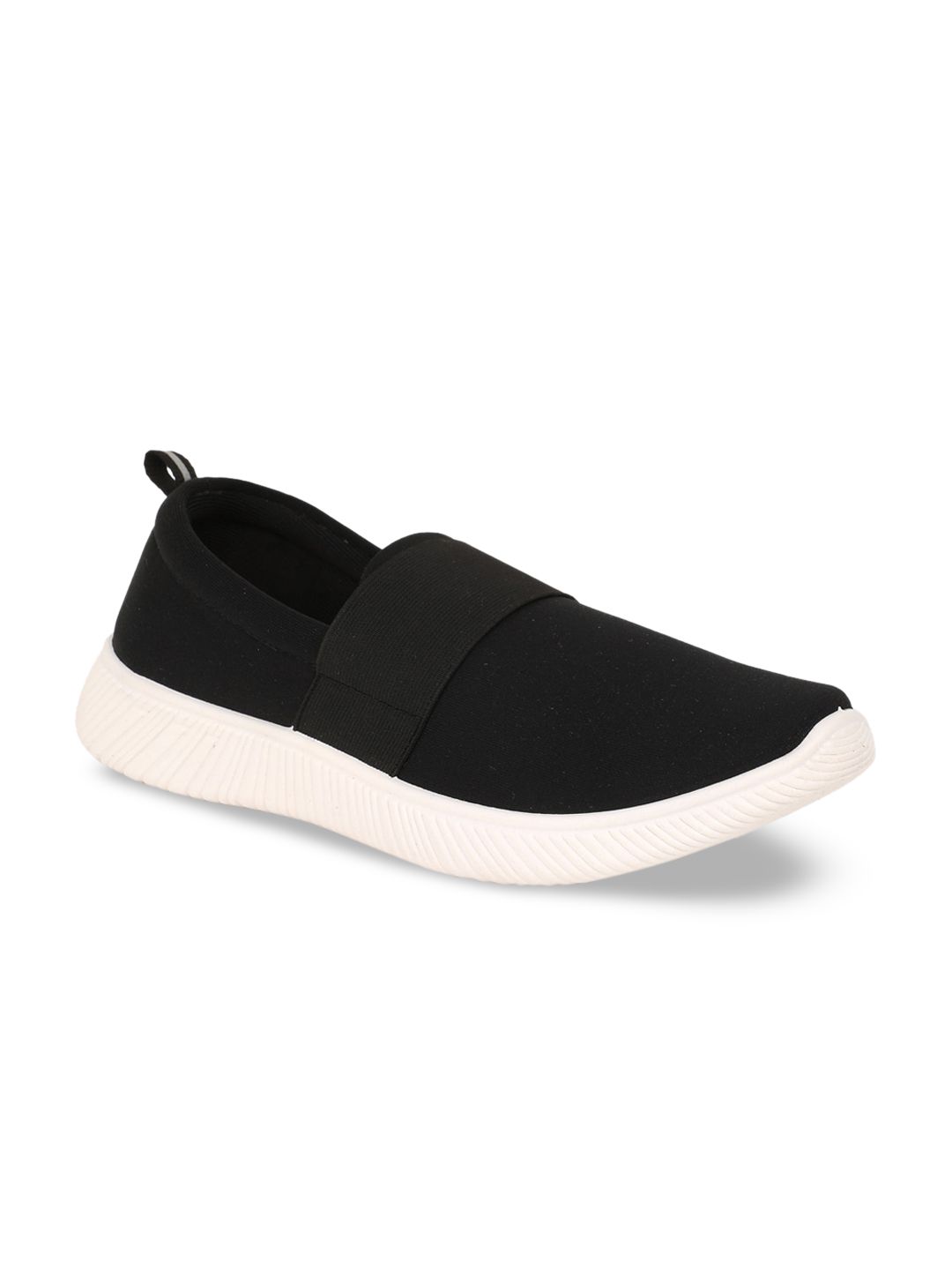 Bata Women Black Slip-On Sneakers Price in India