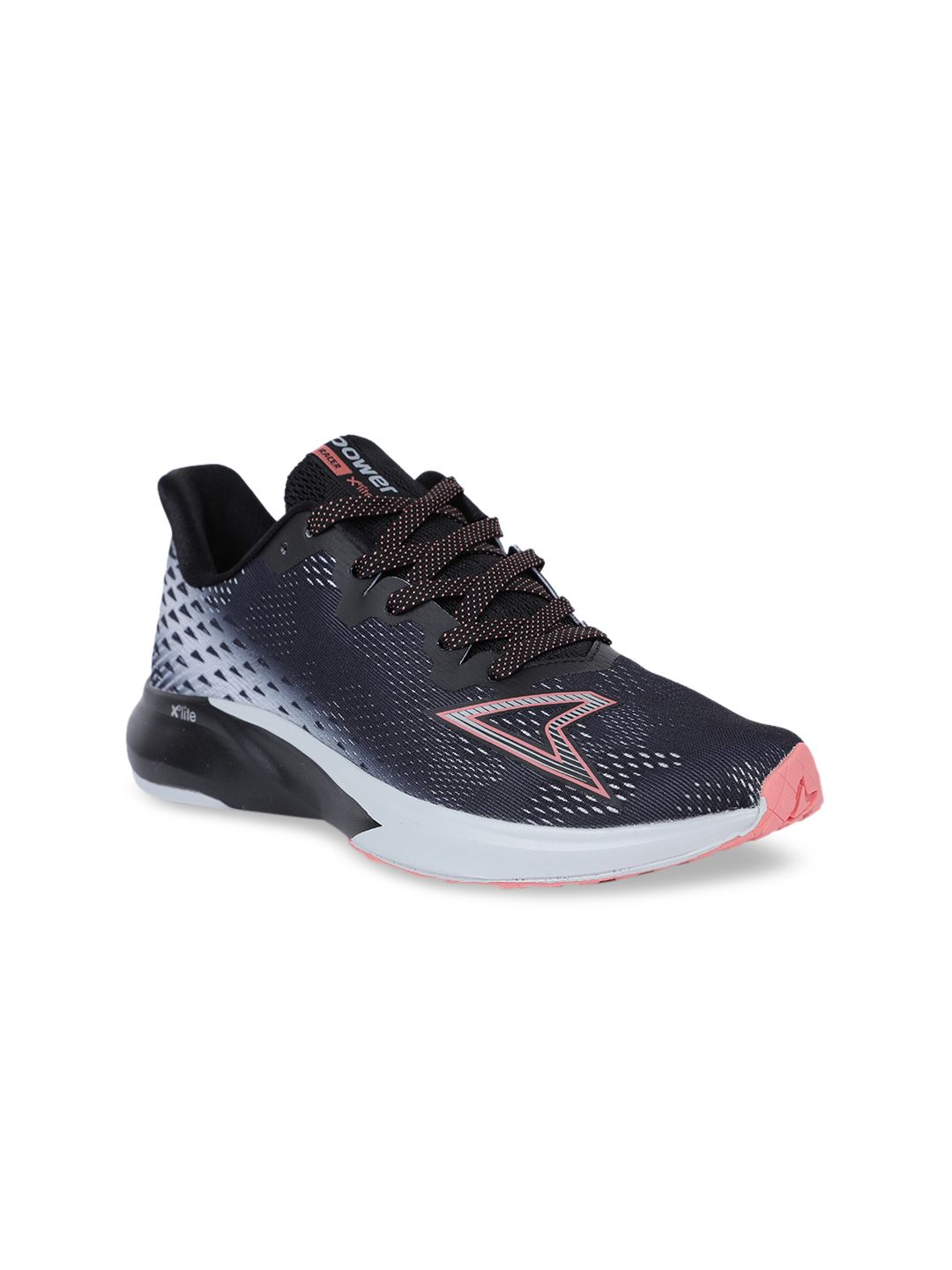 Power Women Black Running Shoes Price in India