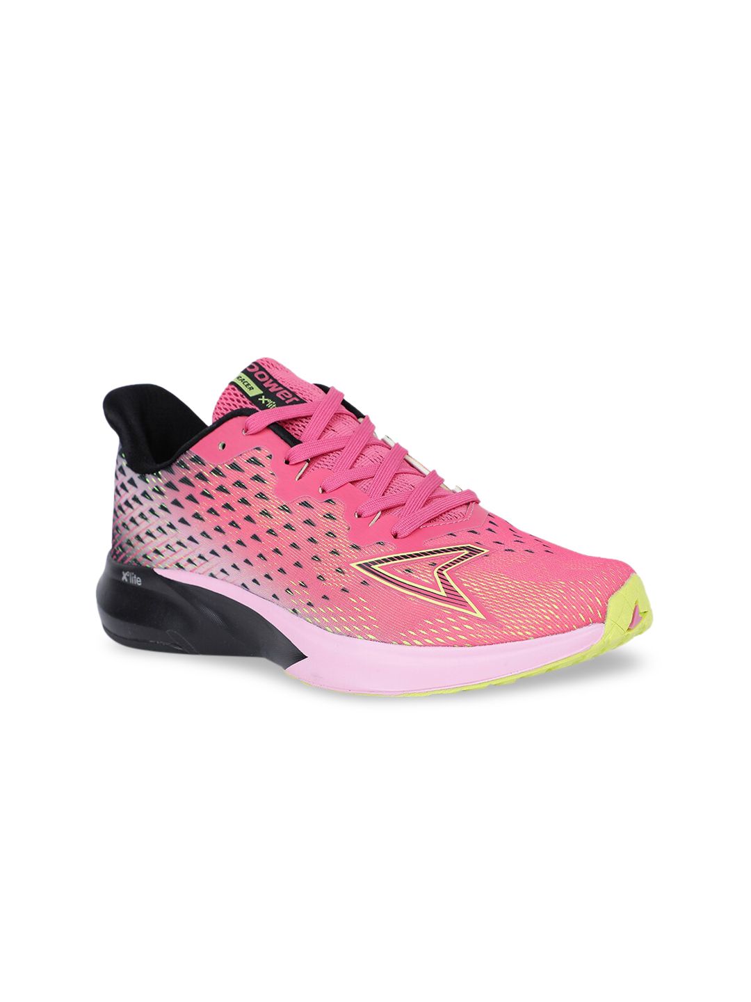 Power Women Pink Textile Running Shoes Price in India