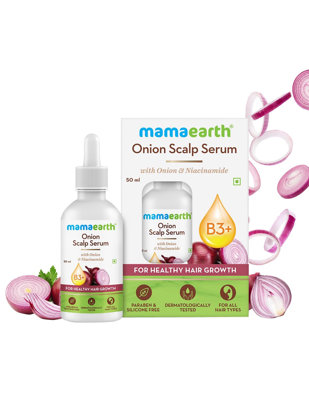 Mamaearth Unisex Onion Scalp Serum with Onion & Niacinamide 50 ml