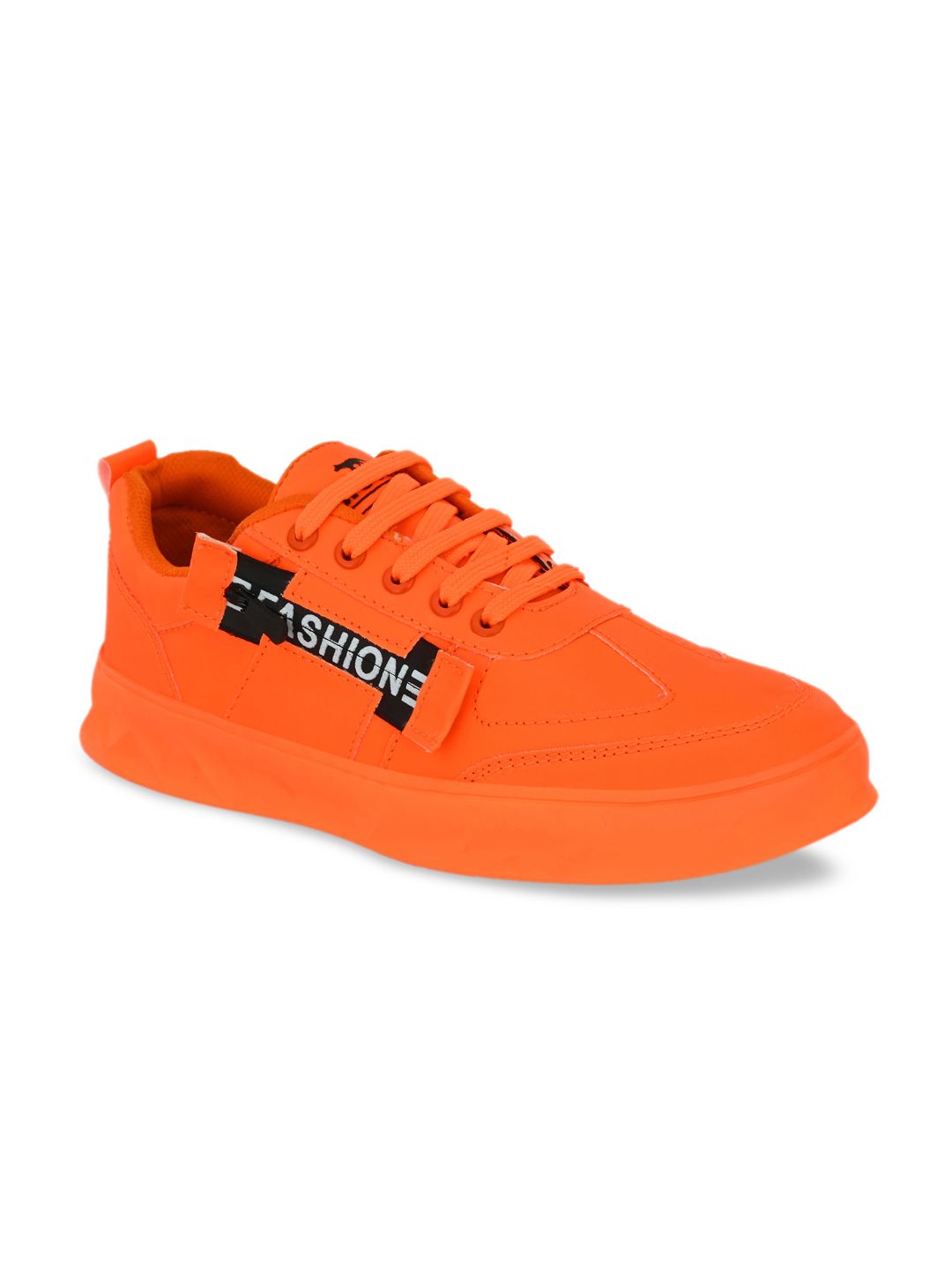 Big Fox Men Orange Solid Lightweight Sneakers