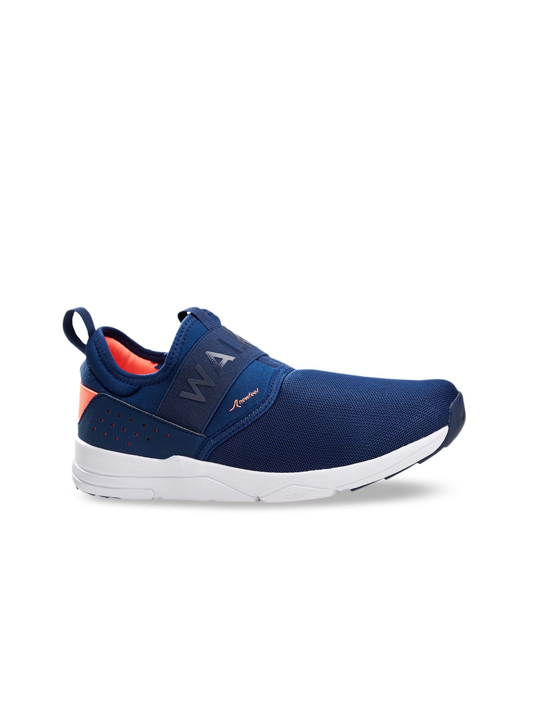 Newfeel By Decathlon Women Navy Blue Synthetic Walking Shoes Price in India