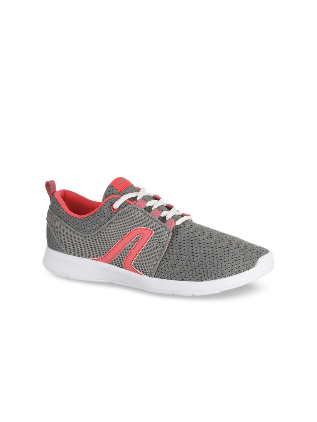 Newfeel By Decathlon Women Grey Synthetic Walking Shoes Price in India