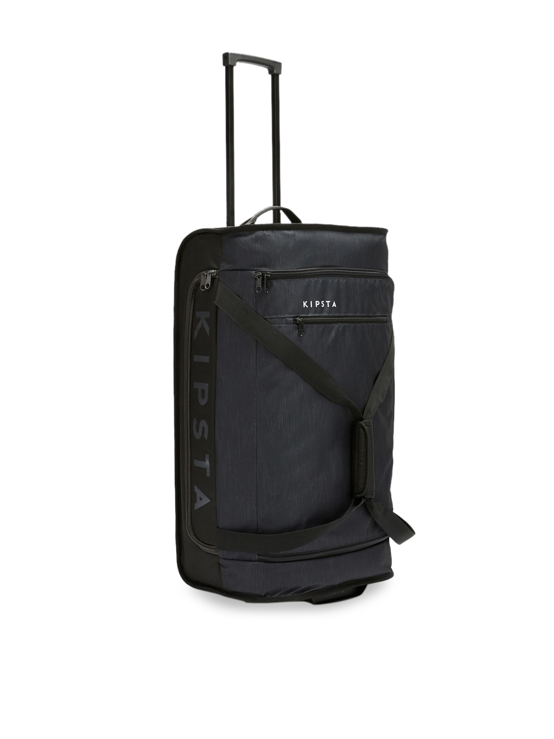 Kipsta By Decathlon Unisex Black Solid Sports Trolley Bag Price in India
