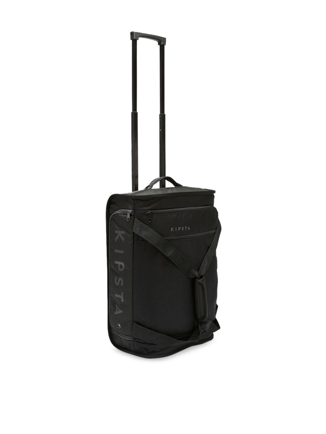 Kipsta By Decathlon Unisex Black Solid Sports Trolley Bag Price in India