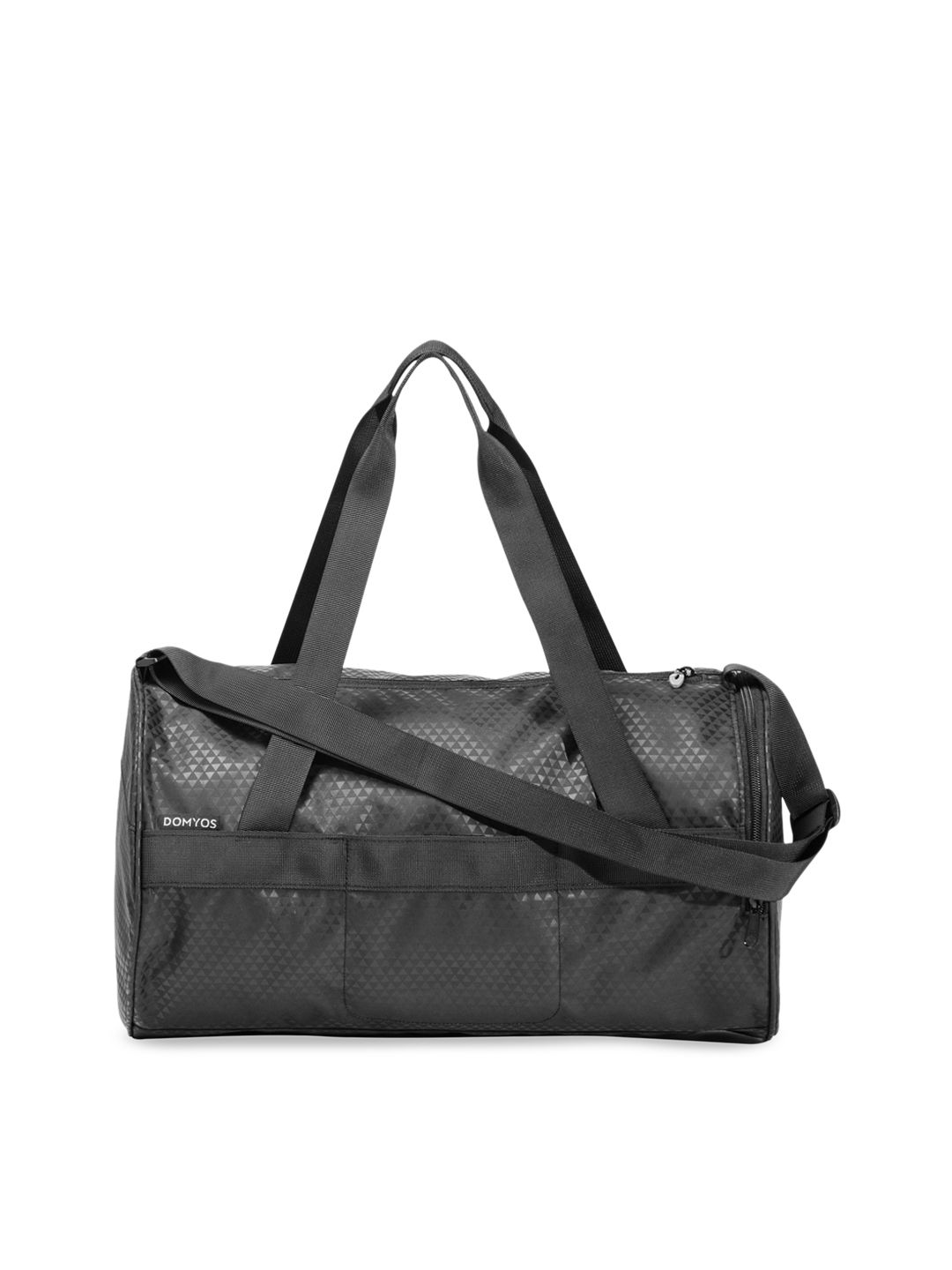 Decathlon Domyos - Unisex Black Multiple Compartments Fitness Sports Duffle Bag 20 L