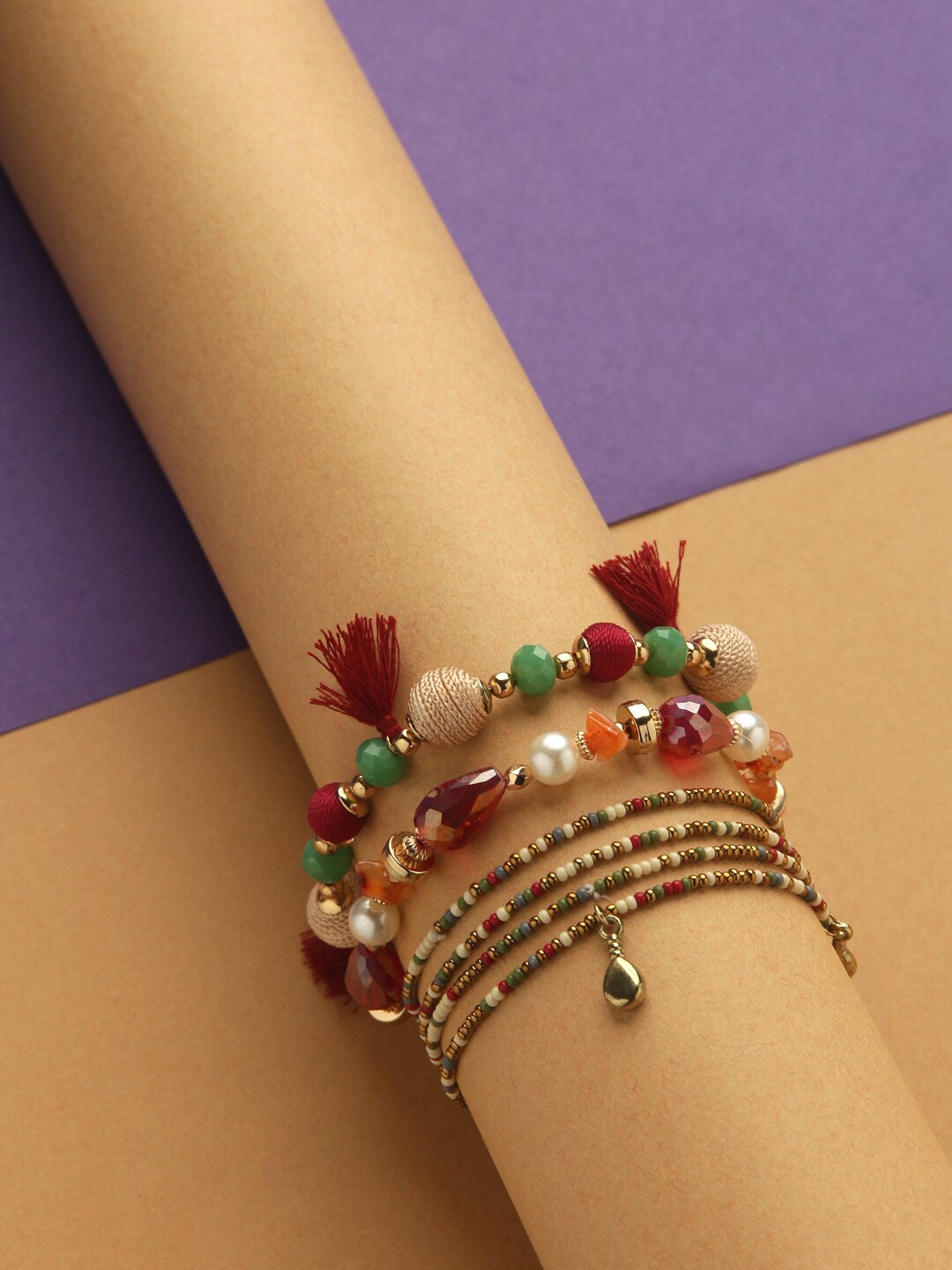 STREET 9 Multicoloured Bracelet Price in India