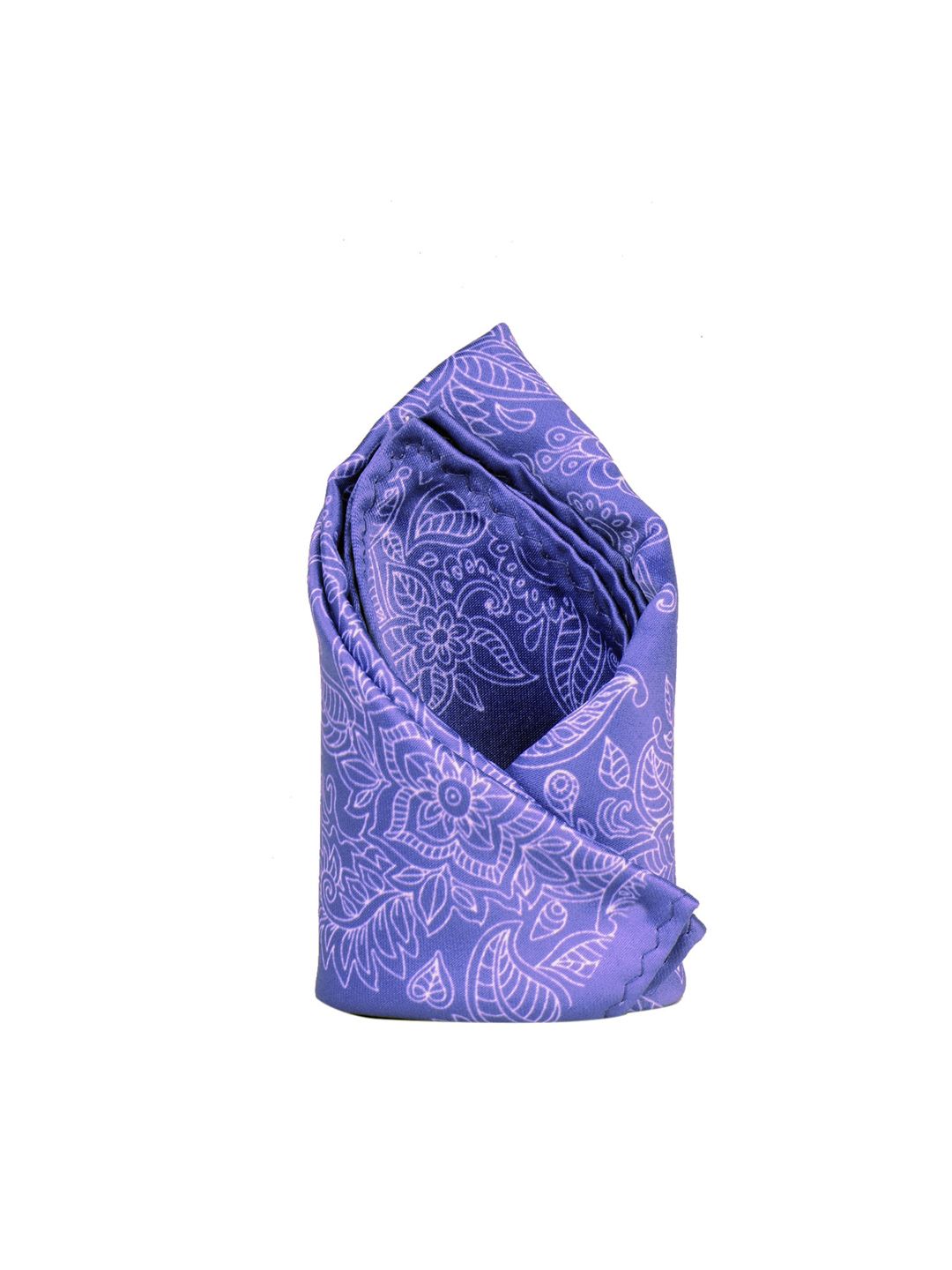 Tossido Men Lavender Printed Pocket Square