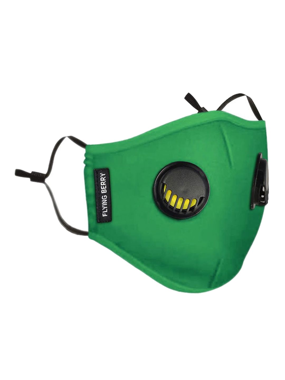 FLYING BERRY Green 5-Ply Two Way Respirator Protective Outdoor Mask Price in India