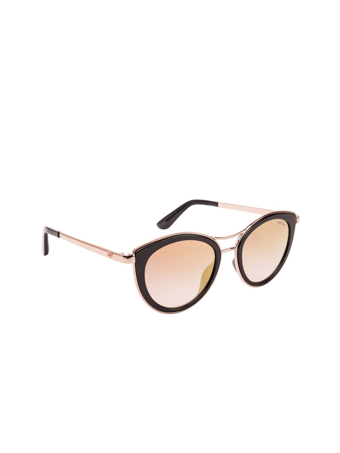 GUESS Women Round Sunglasses GU7490 51 01Z Price in India