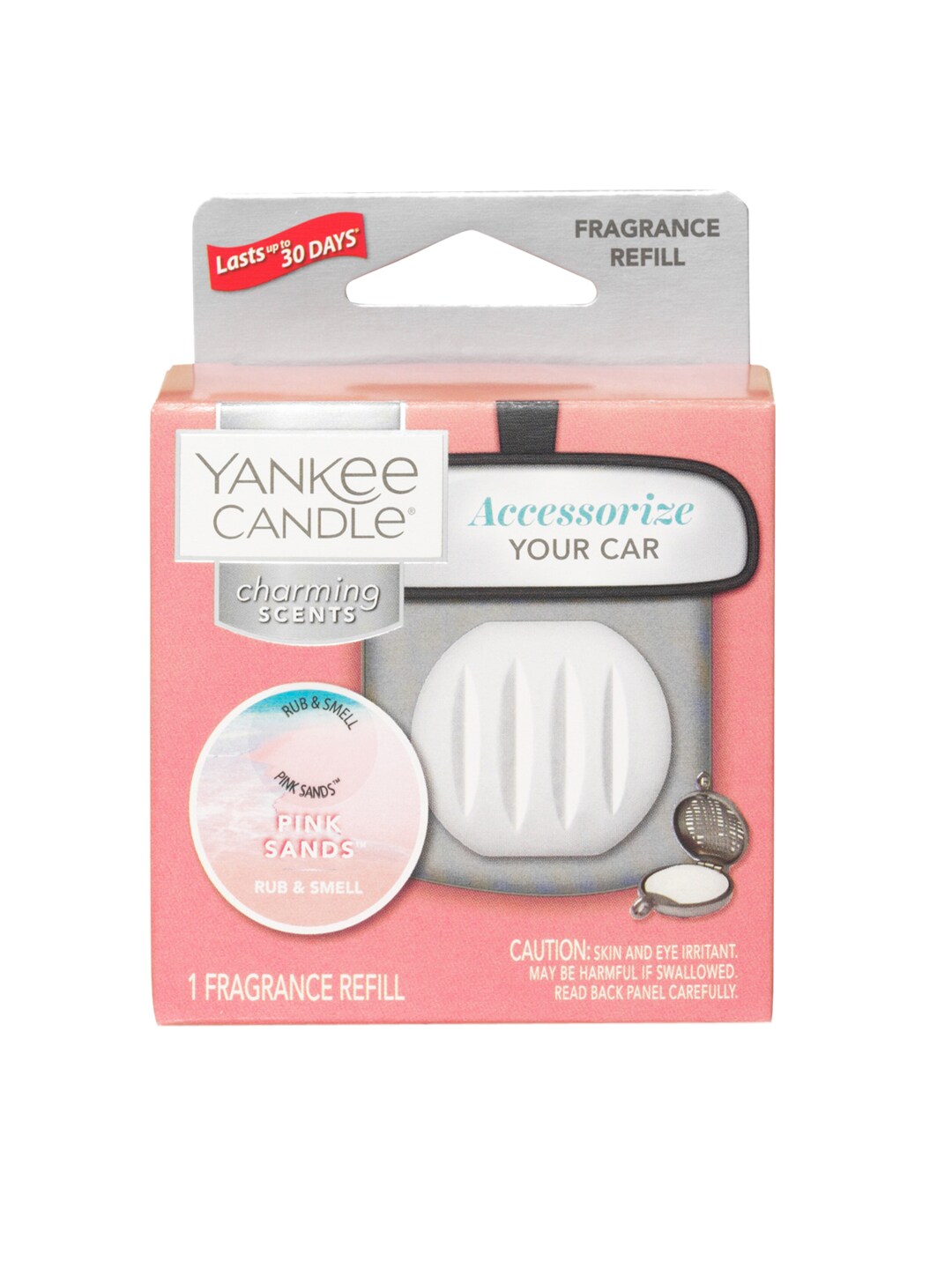 YANKEE CANDLE Charming Scents Fragrance Pink Sands Car Air Freshener Refill 31.75 g Price in India