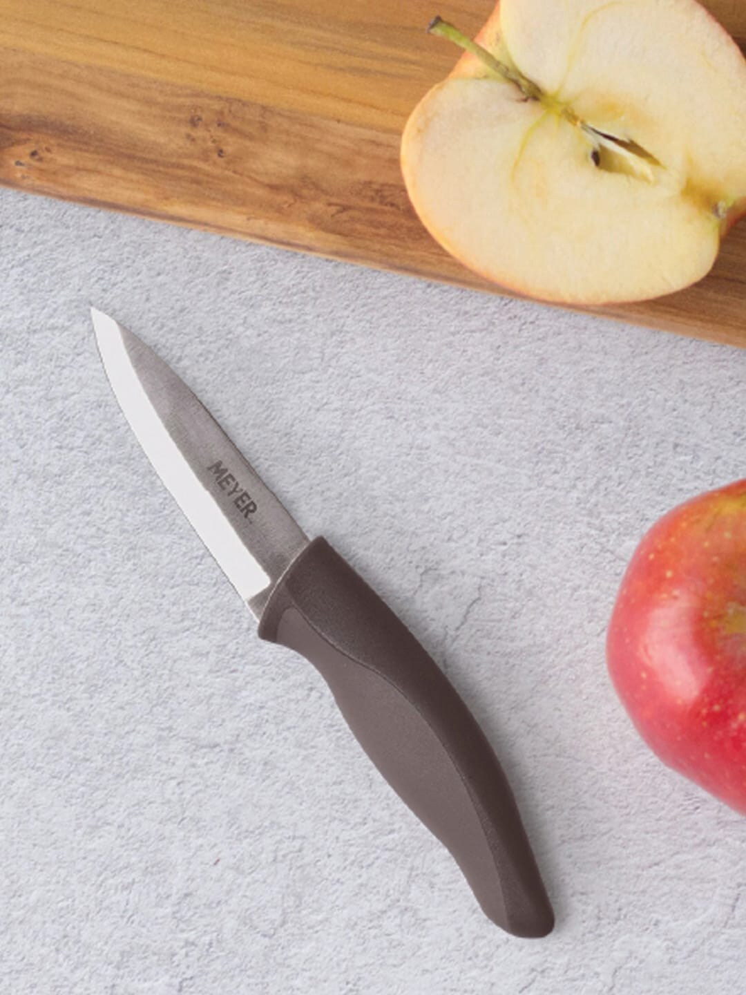 MEYER Silver & Brown Meyer Stainless Steel Paring Knife 9 cm Price in India