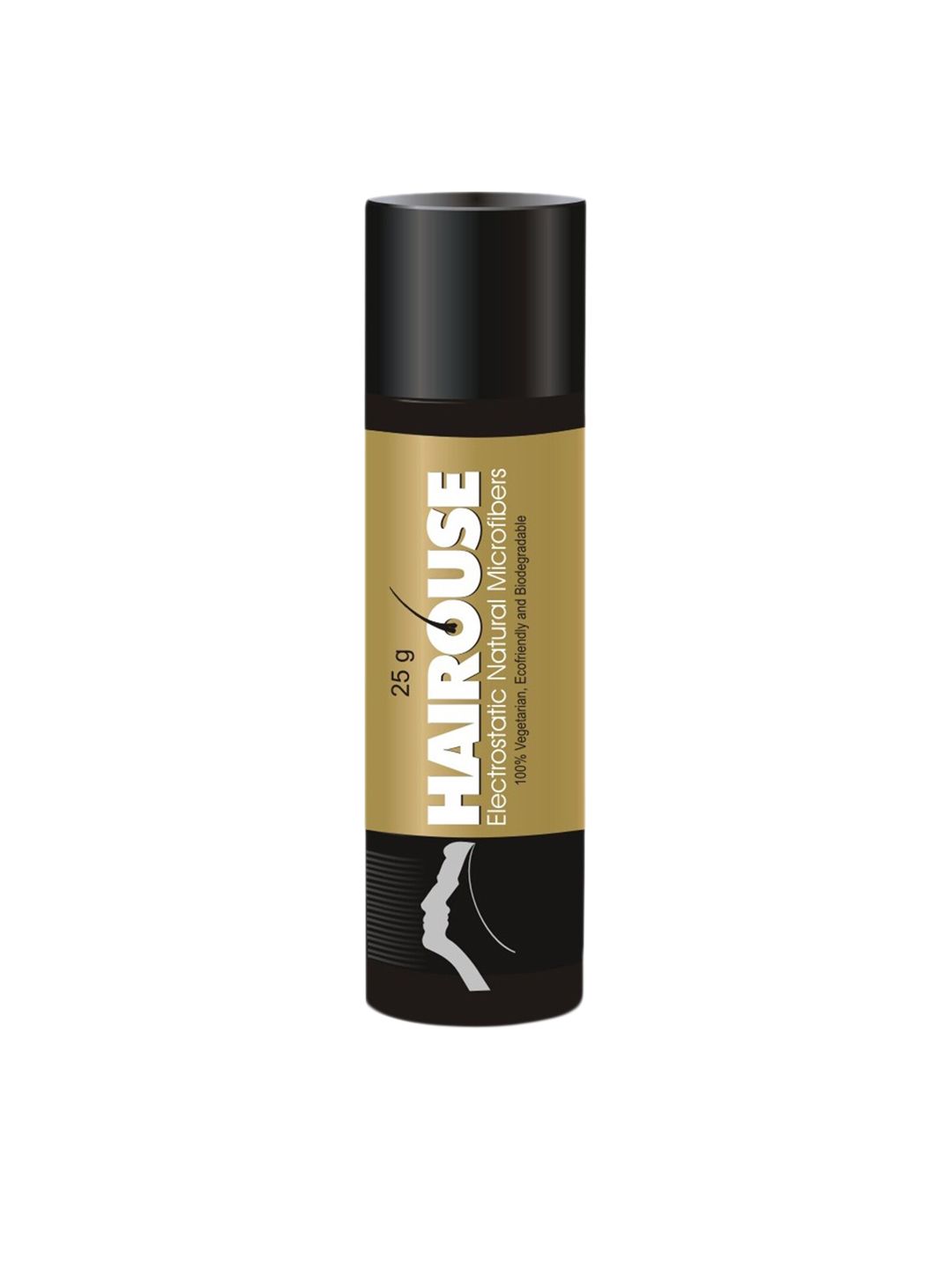 HAIROUSE Unisex Black Natural Hair Building Microfibers 25 gm Price in India