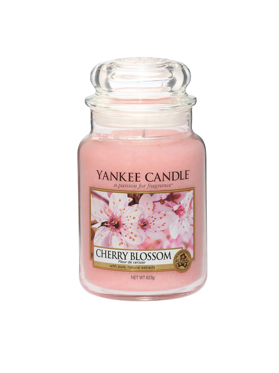 YANKEE CANDLE Pink Yankee Candle Classic Large Jar Cherry Blossom Scented Candles Price in India