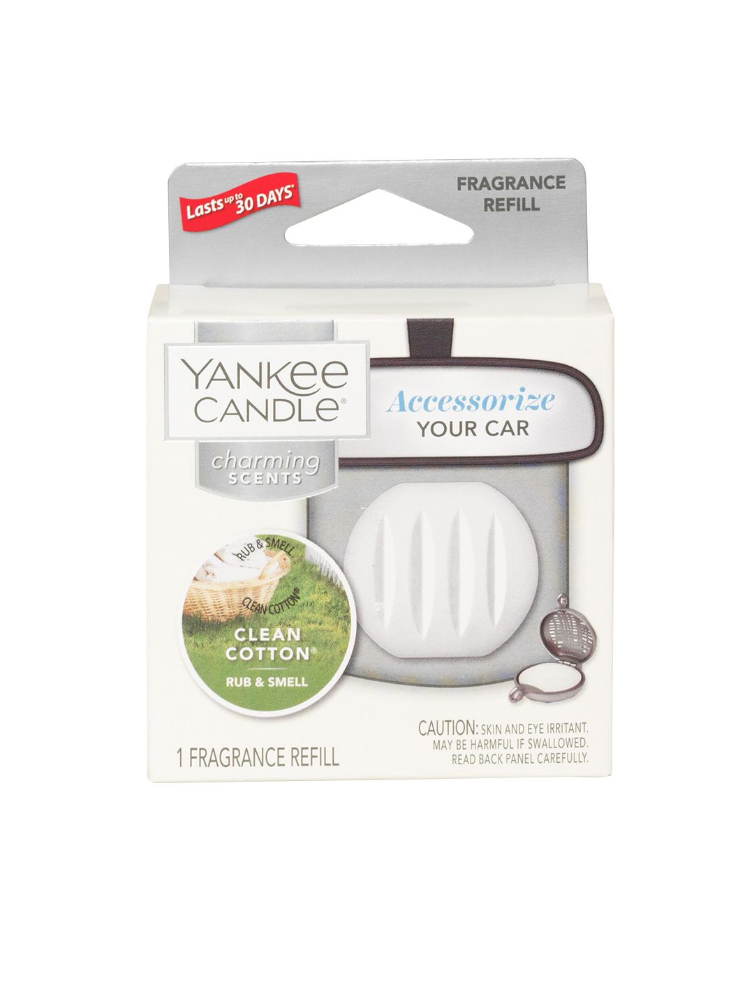YANKEE CANDLE Charming Scents Fragrance Clean Cotton Car Air Freshener Refill Price in India