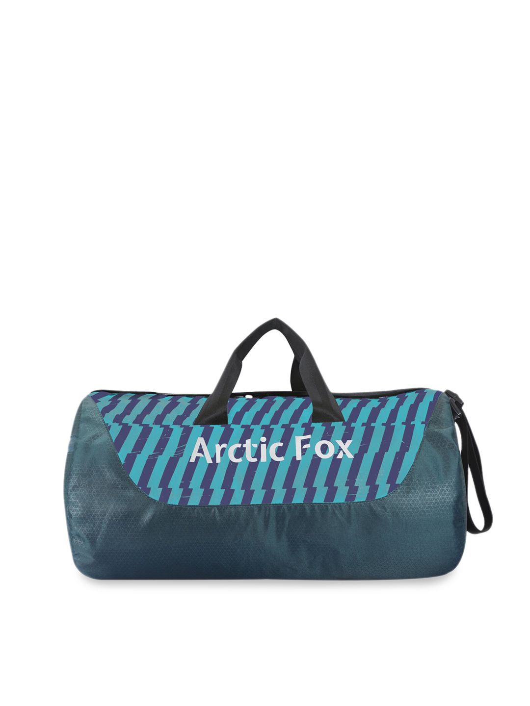 Arctic Fox Unisex Green Printed Barrel Duffle Bag