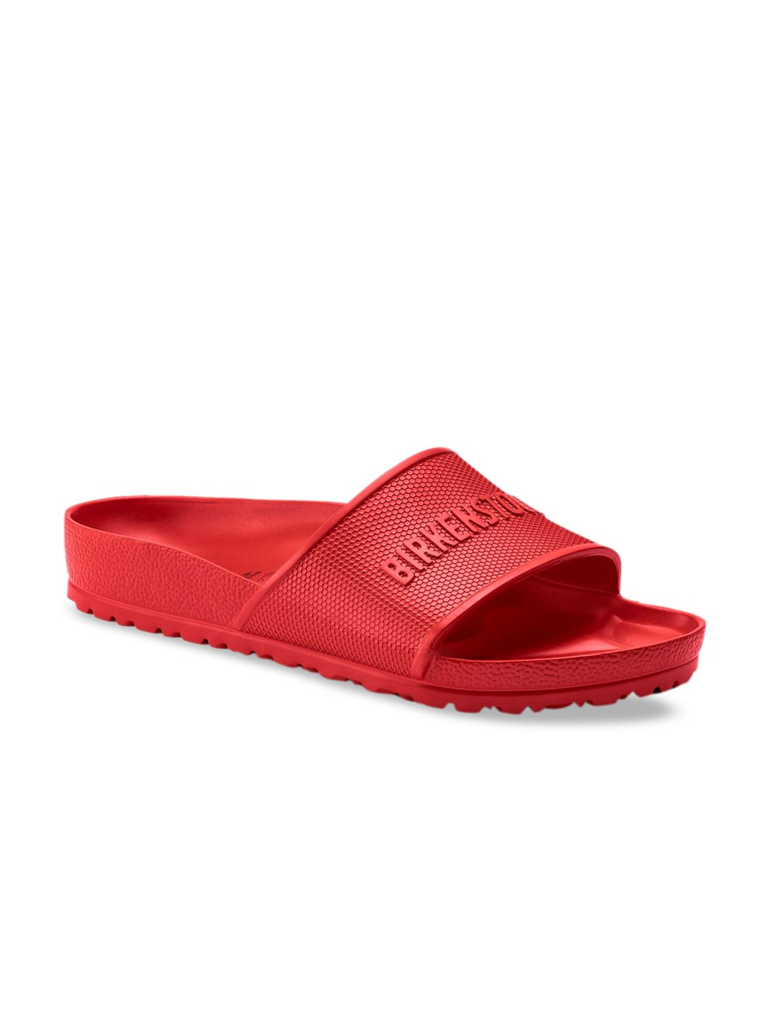 Birkenstock Unisex Barbados EVA Red Regular Sliders Price in India