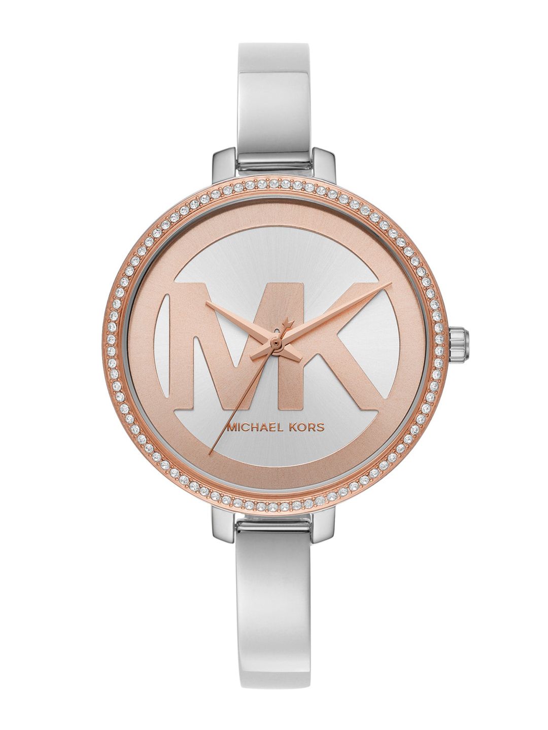 Michael Kors Women Silver-Toned Analogue Watch Price in India