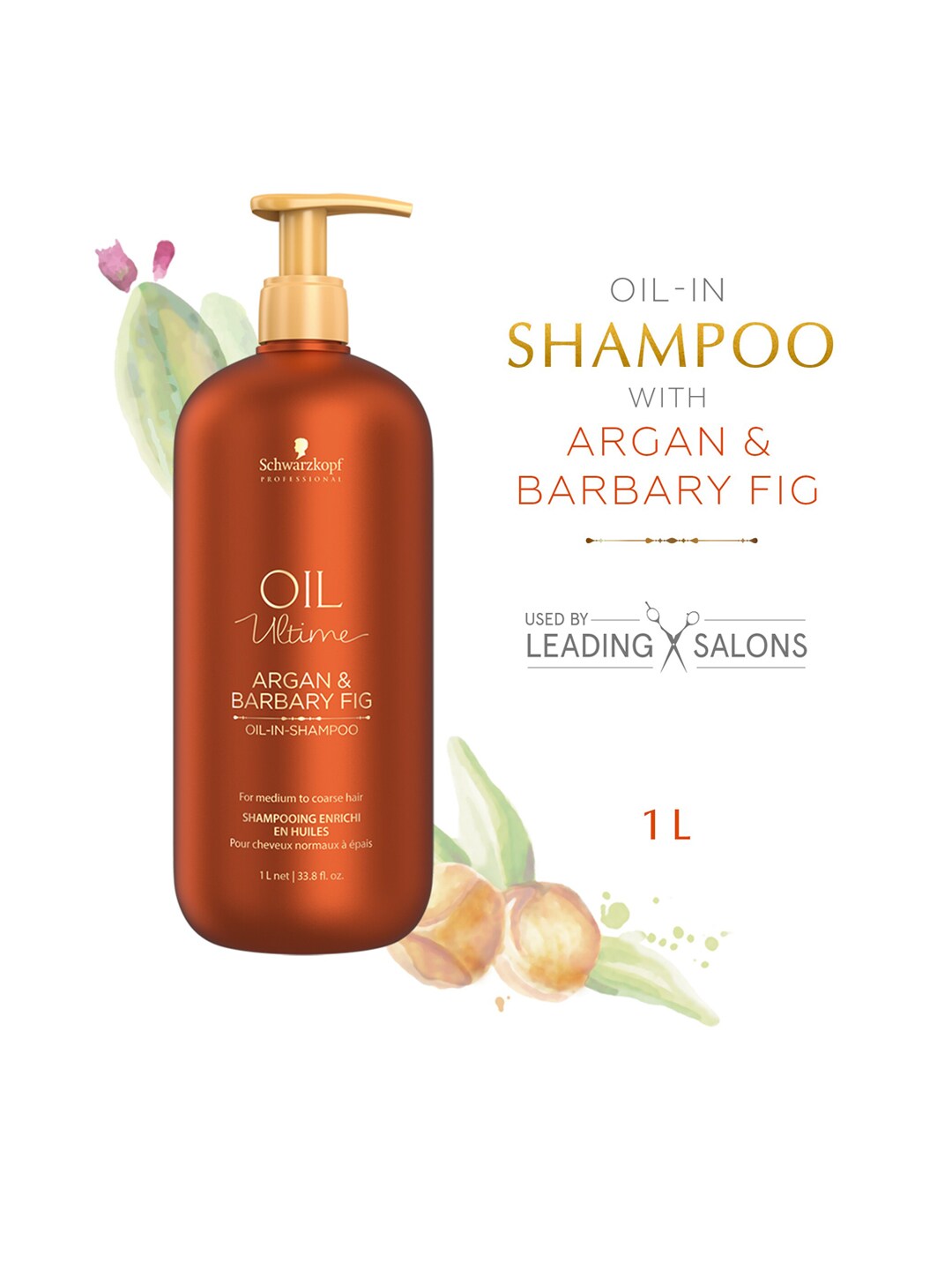 Schwarzkopf PROFESSIONAL Oil Ultime - Argan & Barbary Fig Oil-In Shampoo Price in India