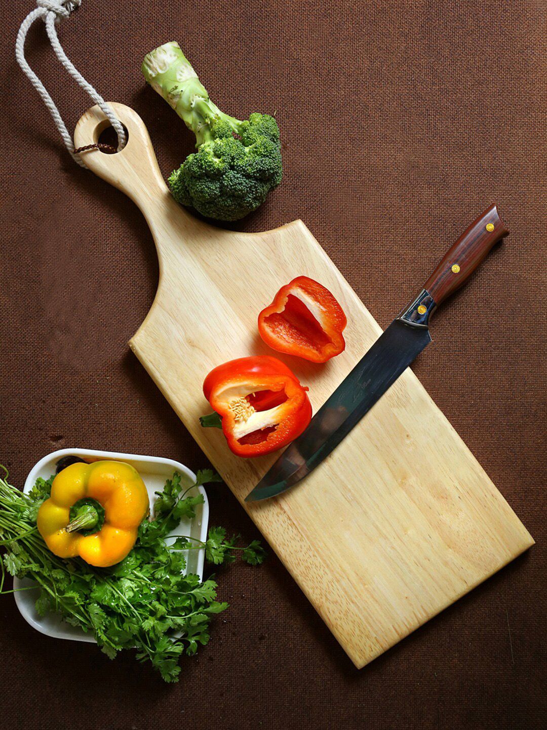 Safal Beige Pure Natural Wooden Long & Strong Sustainable Chopping Board Price in India