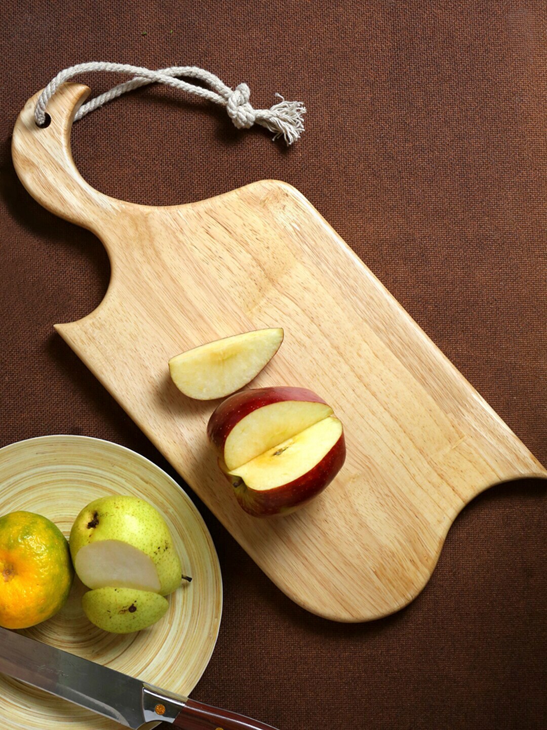 Safal Beige Pure Natural Wooden Elegant Chopping Board Price in India