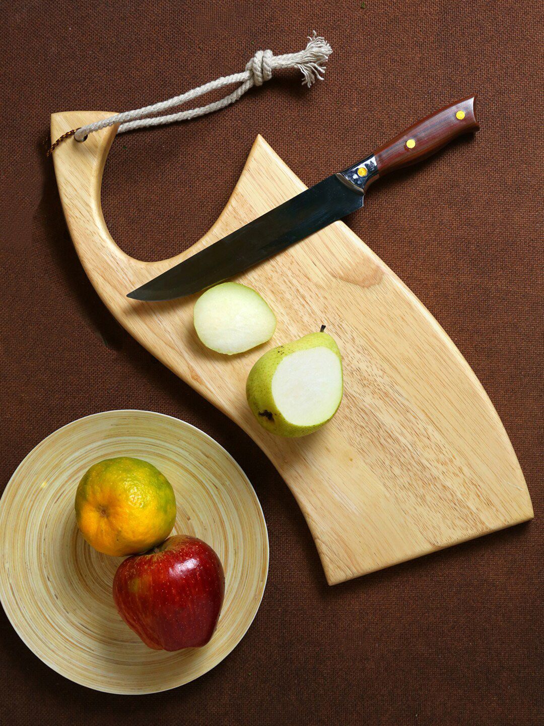 Safal Beige Pure Natural Wooden Contemporary Chopping Board Price in India