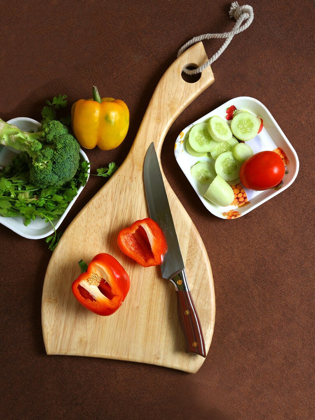 Safal Beige Pure Natural Wooden Chopping Board Price in India