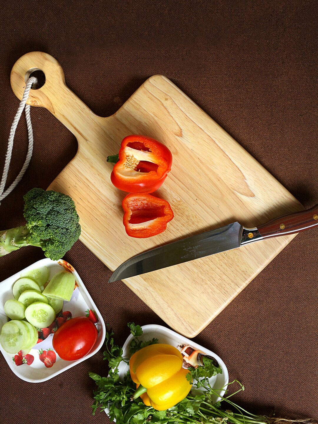 Safal Beige Pure Natural Wooden Sustainable Chopping Board Price in India