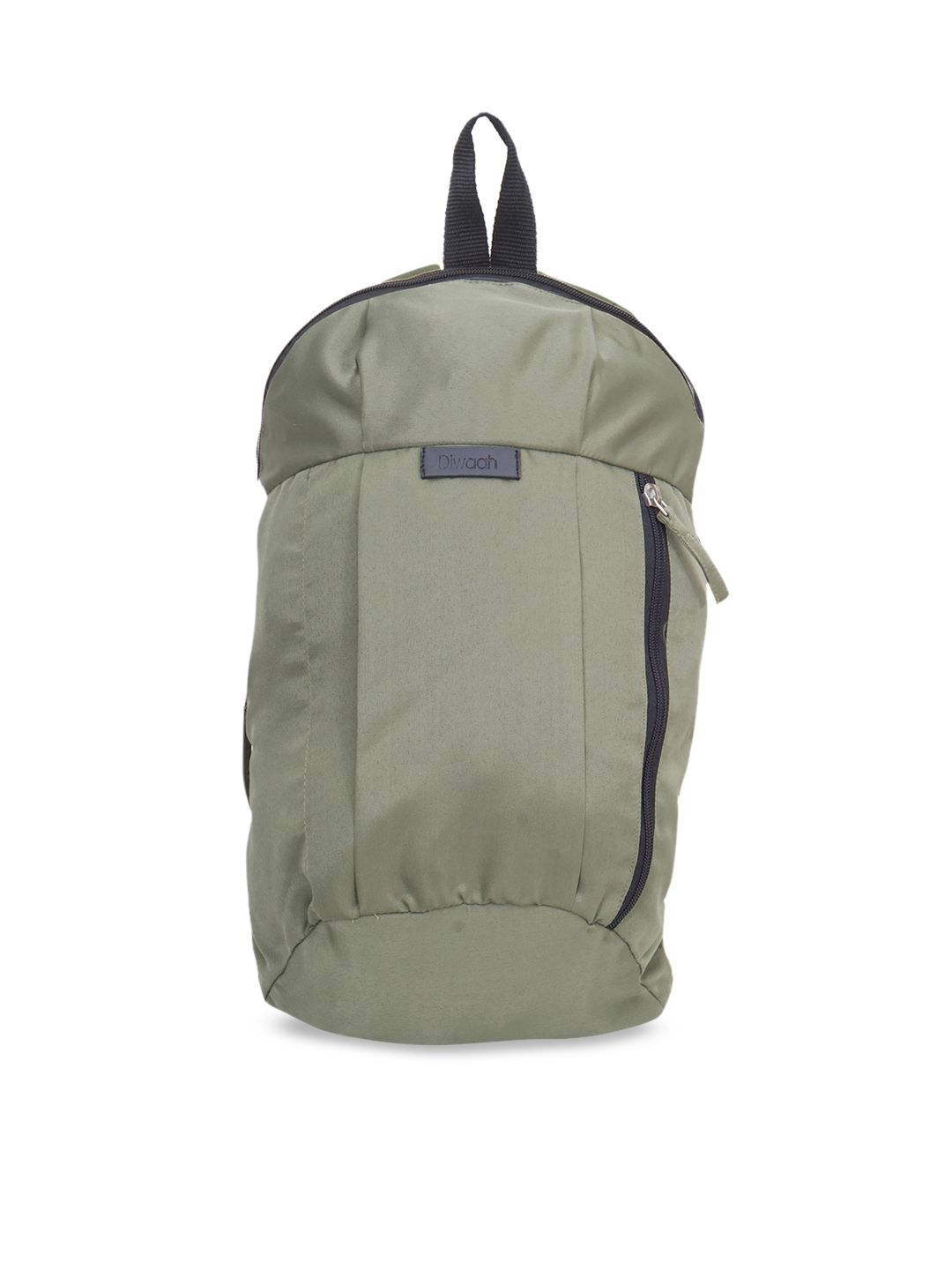 Diwaah Unisex Green Solid Backpack Price in India
