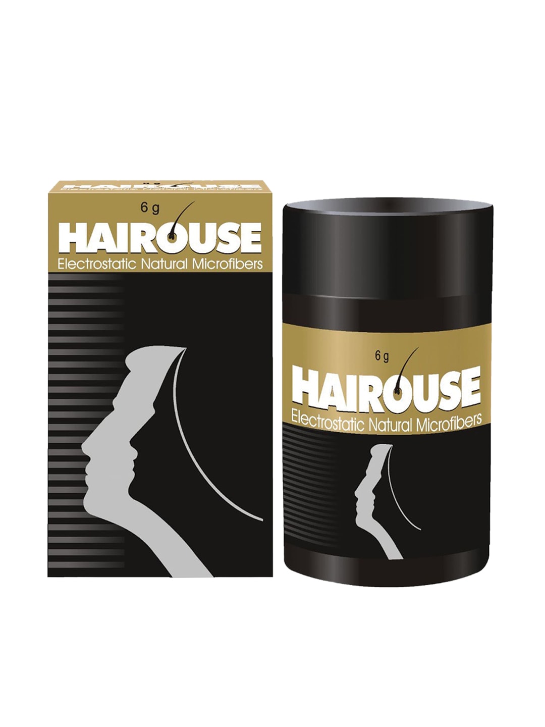 HAIROUSE Unisex Medium Brown Natural Hair Building Microfibers 6 g Price in India