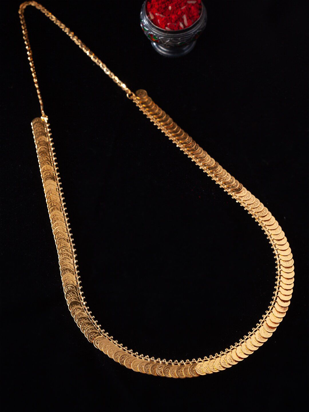 PANASH Women Gold-Plated Handcrafted Statement Chain Price in India