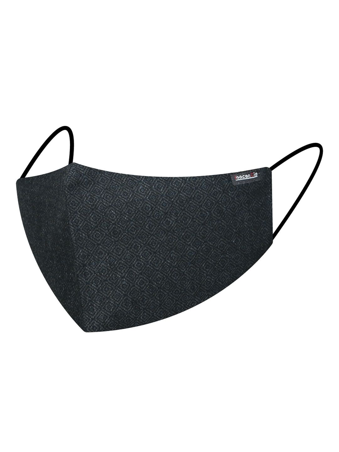inocenCia Unisex Navy-Blue 2-Ply Anti-Dust Reusable Cloth Mask Price in India