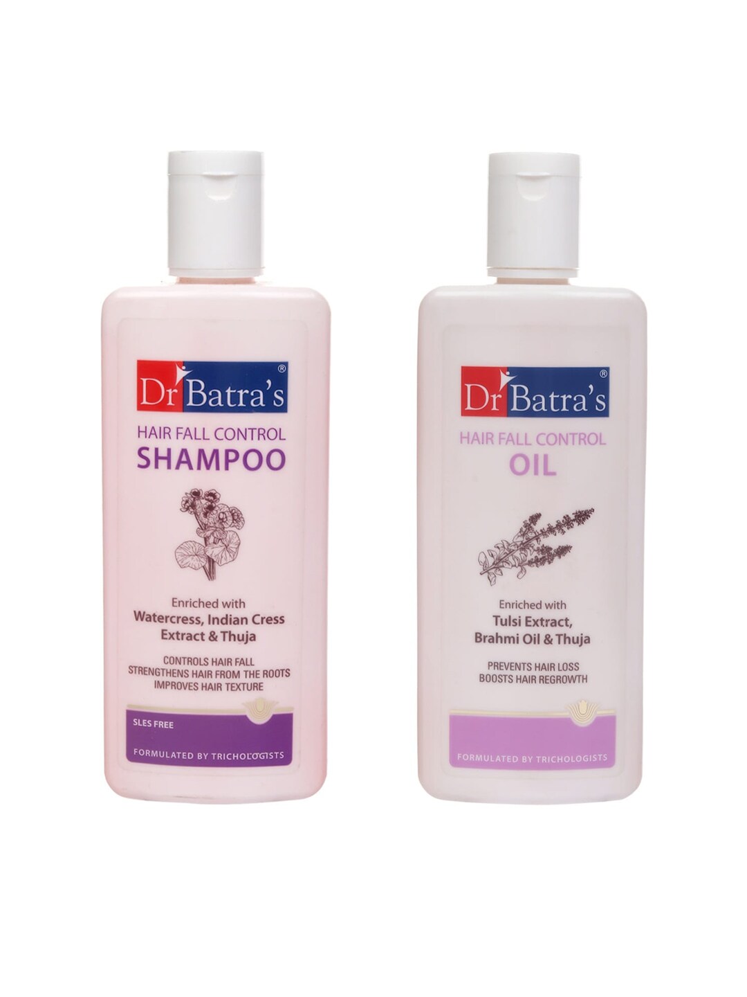 Dr Batra's Hair Fall Shampoo And Hair Oil 200Ml Each Price in India
