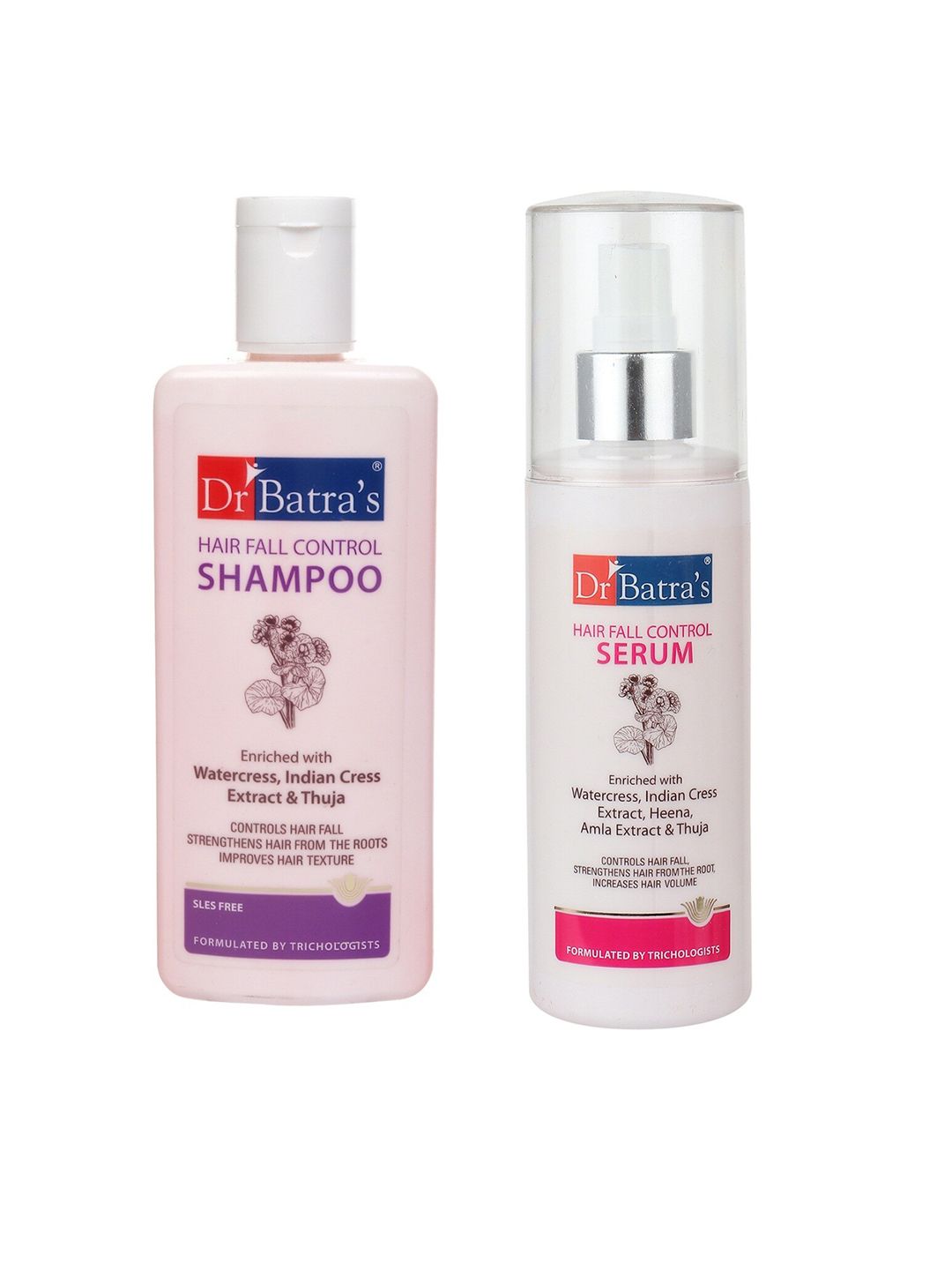 Dr. Batras Set of Hair Fall Control Shampoo & Serum Price in India