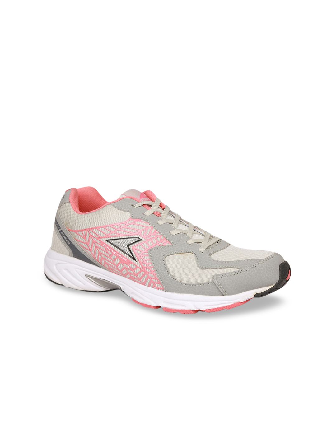 Power Women Pink & Grey Running Shoes