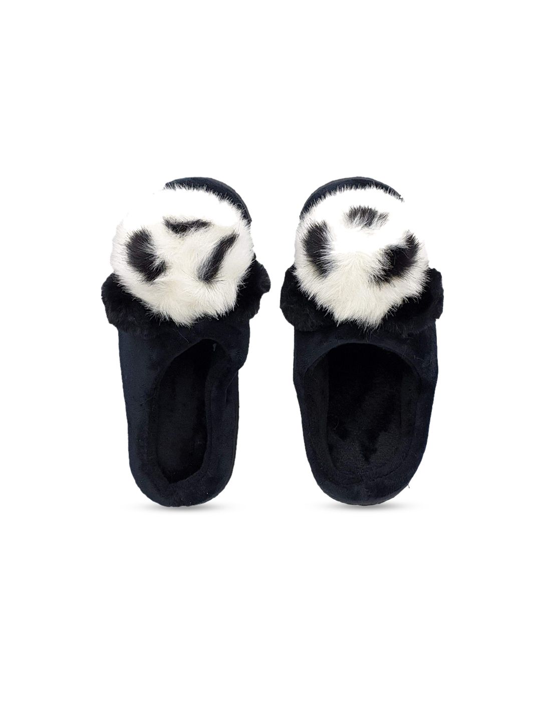 Pampy Angel Women Black & White Panda Room Slippers Price in India