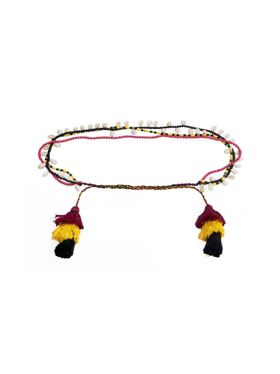 Diwaah Women Multicoloured Woven Design Handmade Fabric Belt Price in India