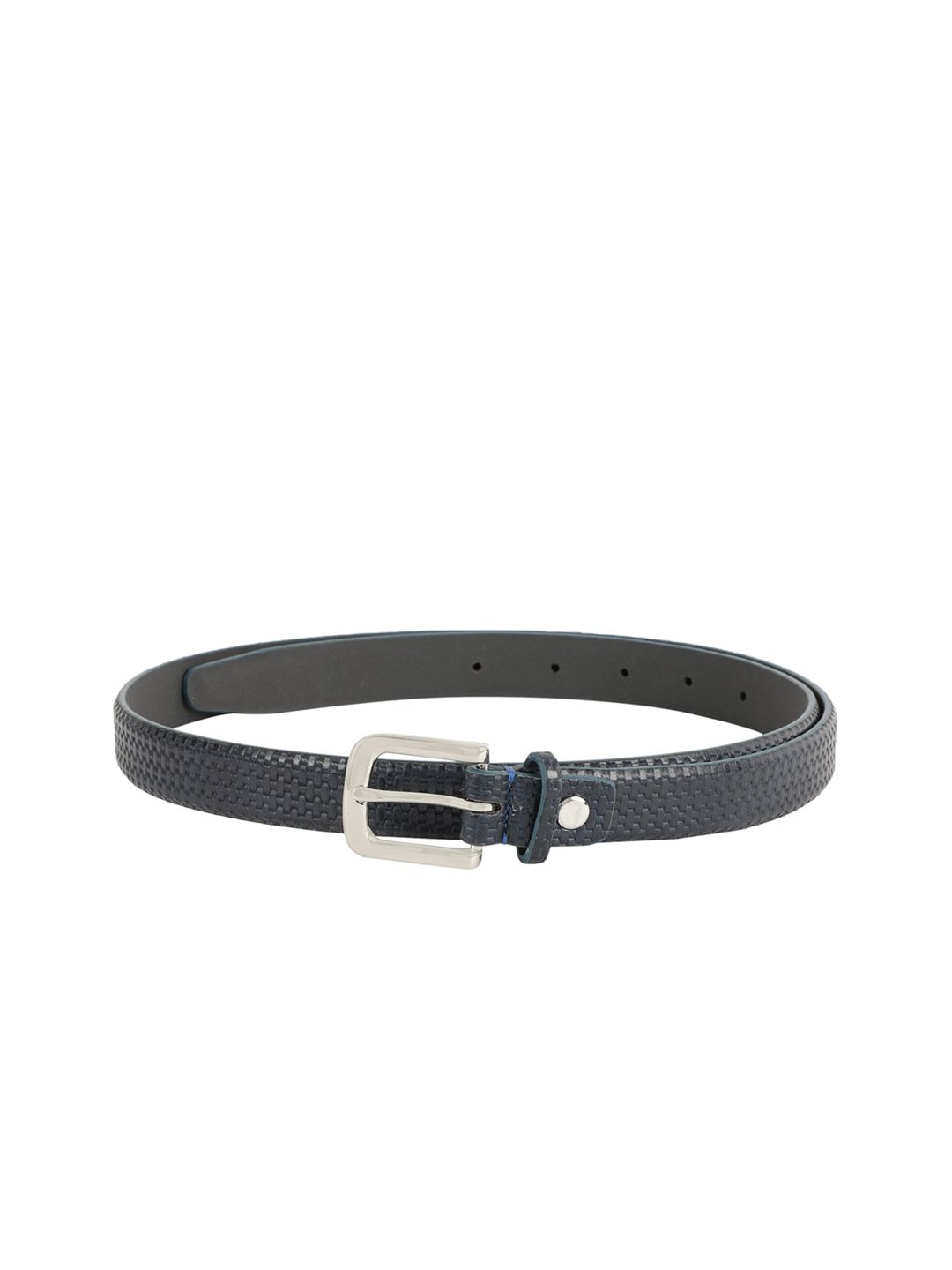 Alvaro Castagnino Women Black Textured Belt Price in India