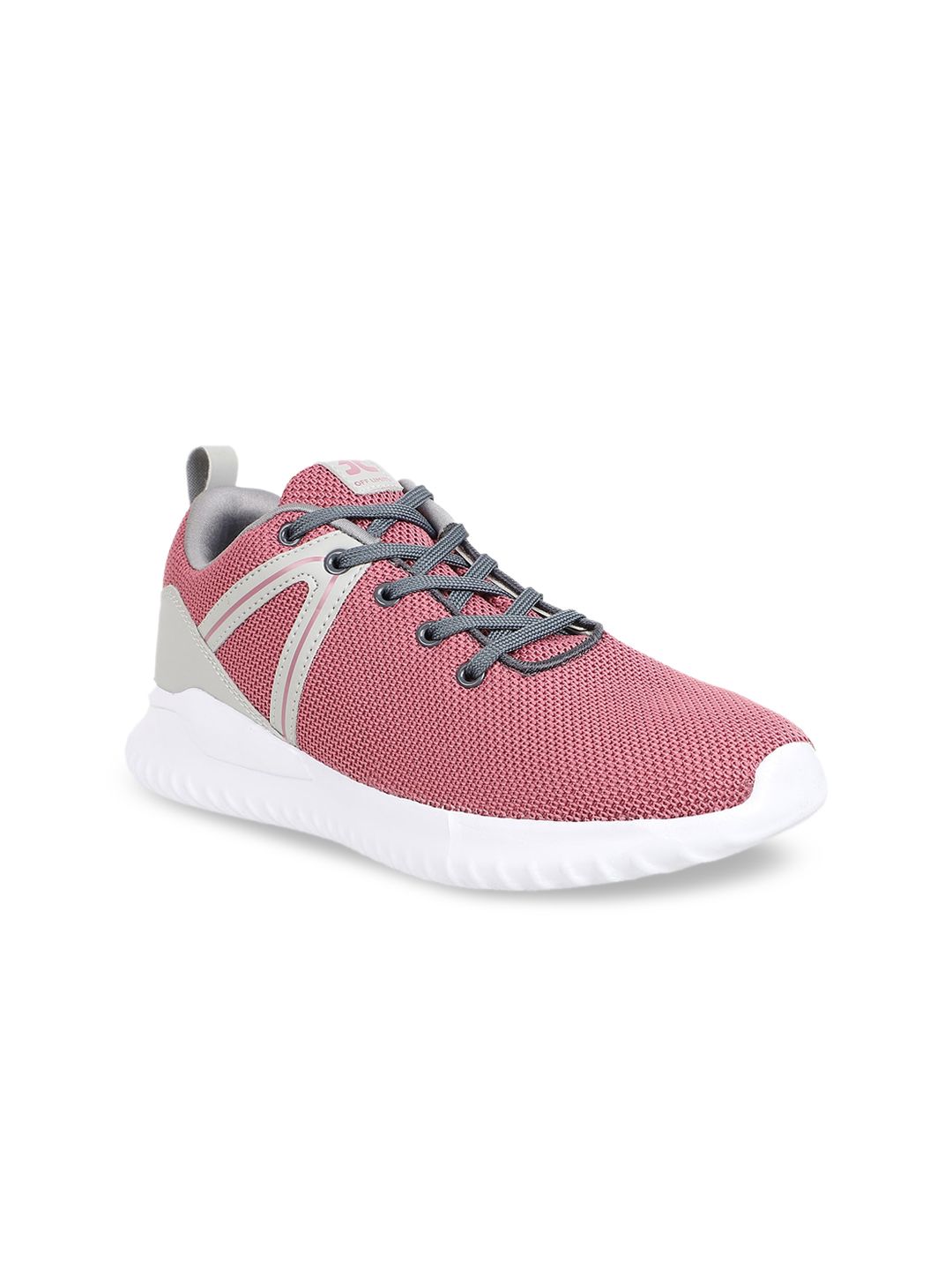 OFF LIMITS Women Pink Mesh Mid-Top Running Shoes Price in India