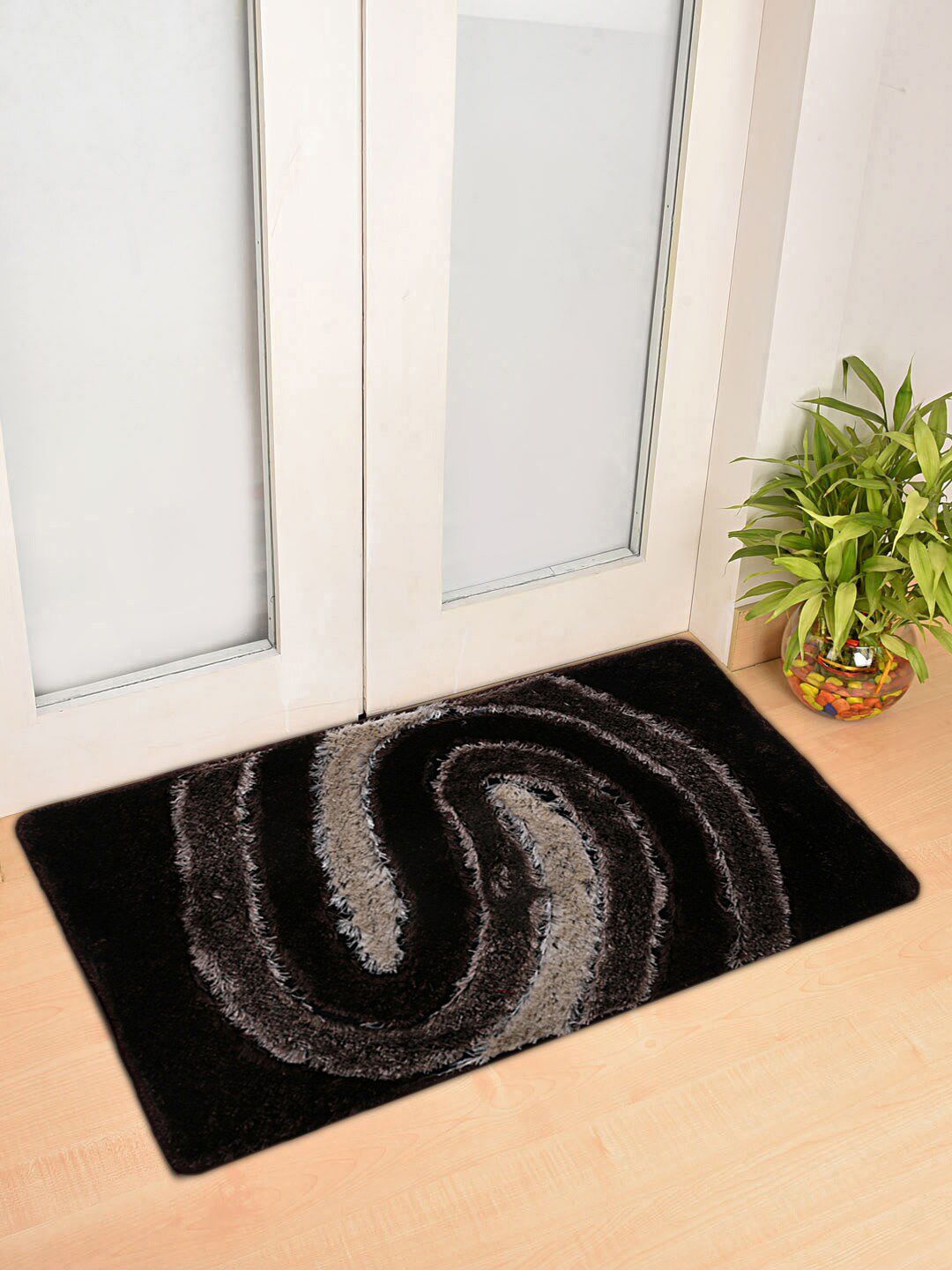 Kuber Industries Set of 3 Printed Anti-Slip Doormats Price in India