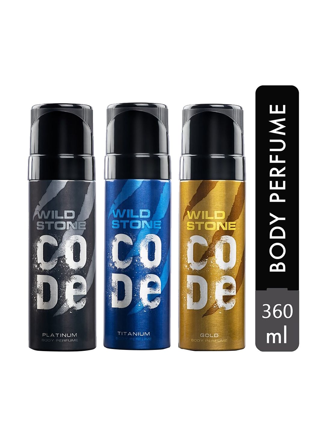 Wild stone Unisex Set Of 3 Body Perfume Spray Price in India