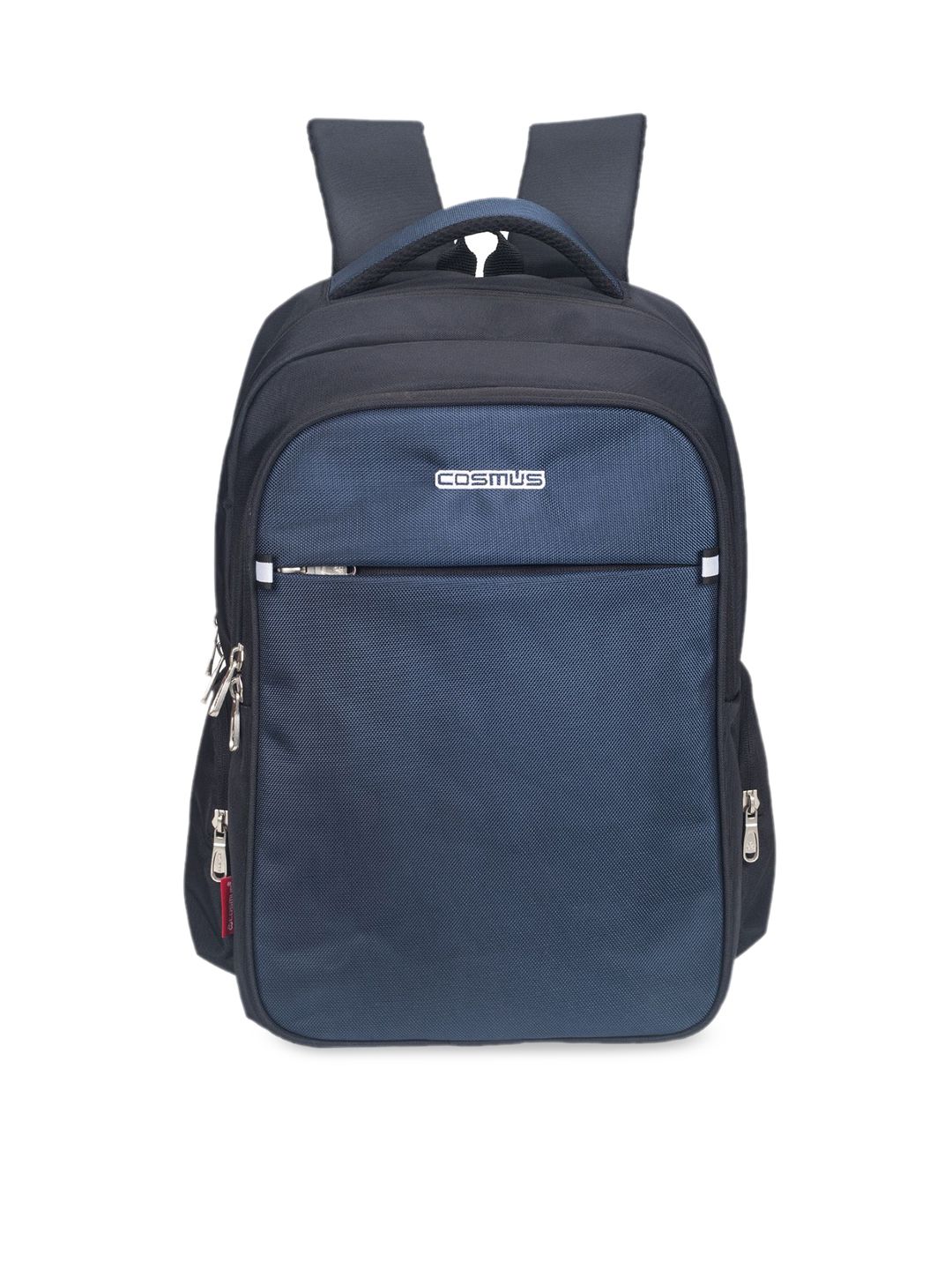 COSMUS Unisex Blue & Black Colourblocked Backpack Price in India