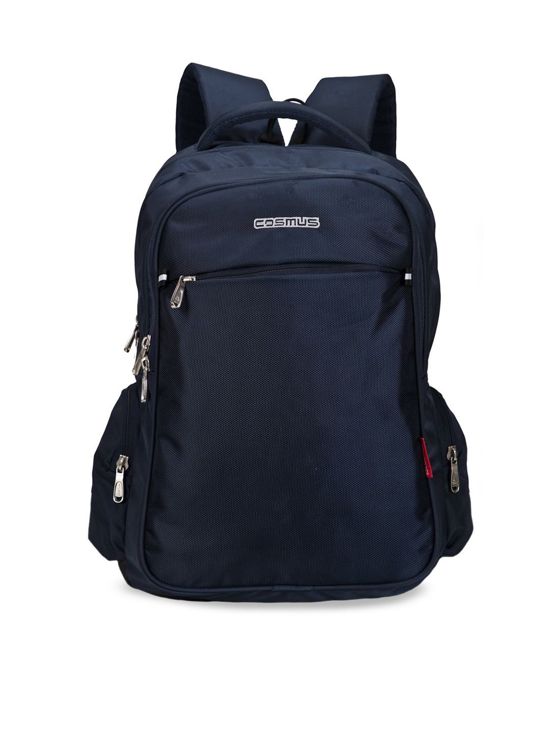 COSMUS Unisex Navy Blue Solid Backpack Price in India