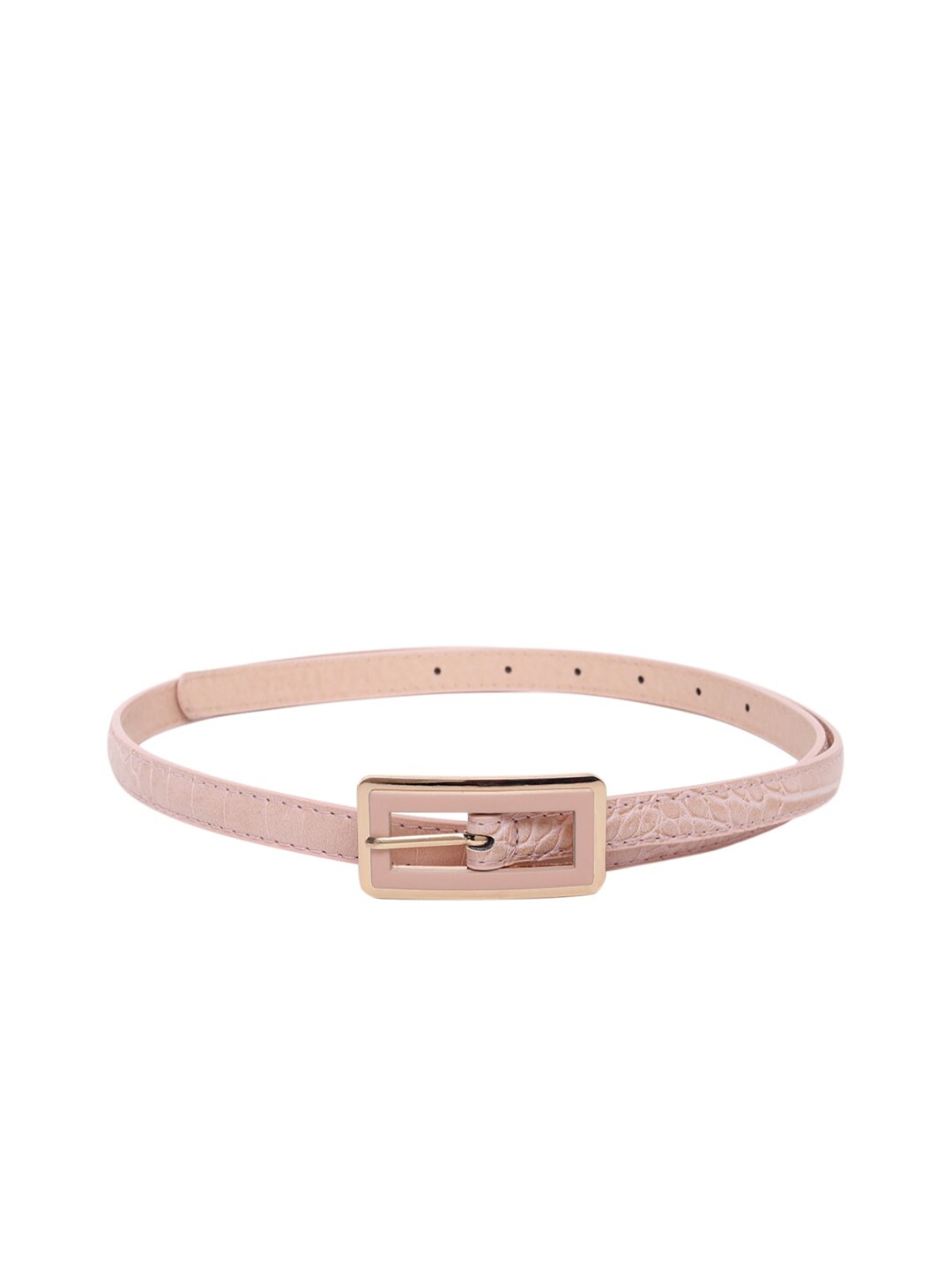 Lino Perros Women Pink Solid Belt Price in India