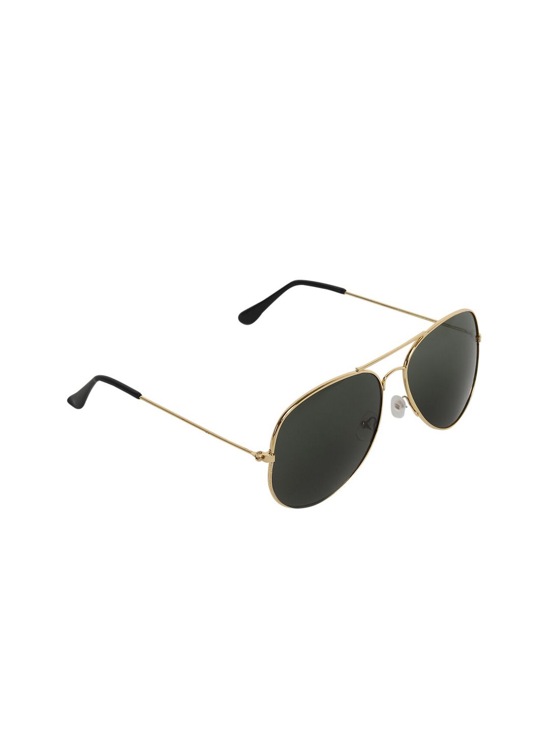 SCAGLIA Unisex Green & Gold-Toned UV Protected Lens Aviator Sunglasses SCA_GGN_002 Price in India